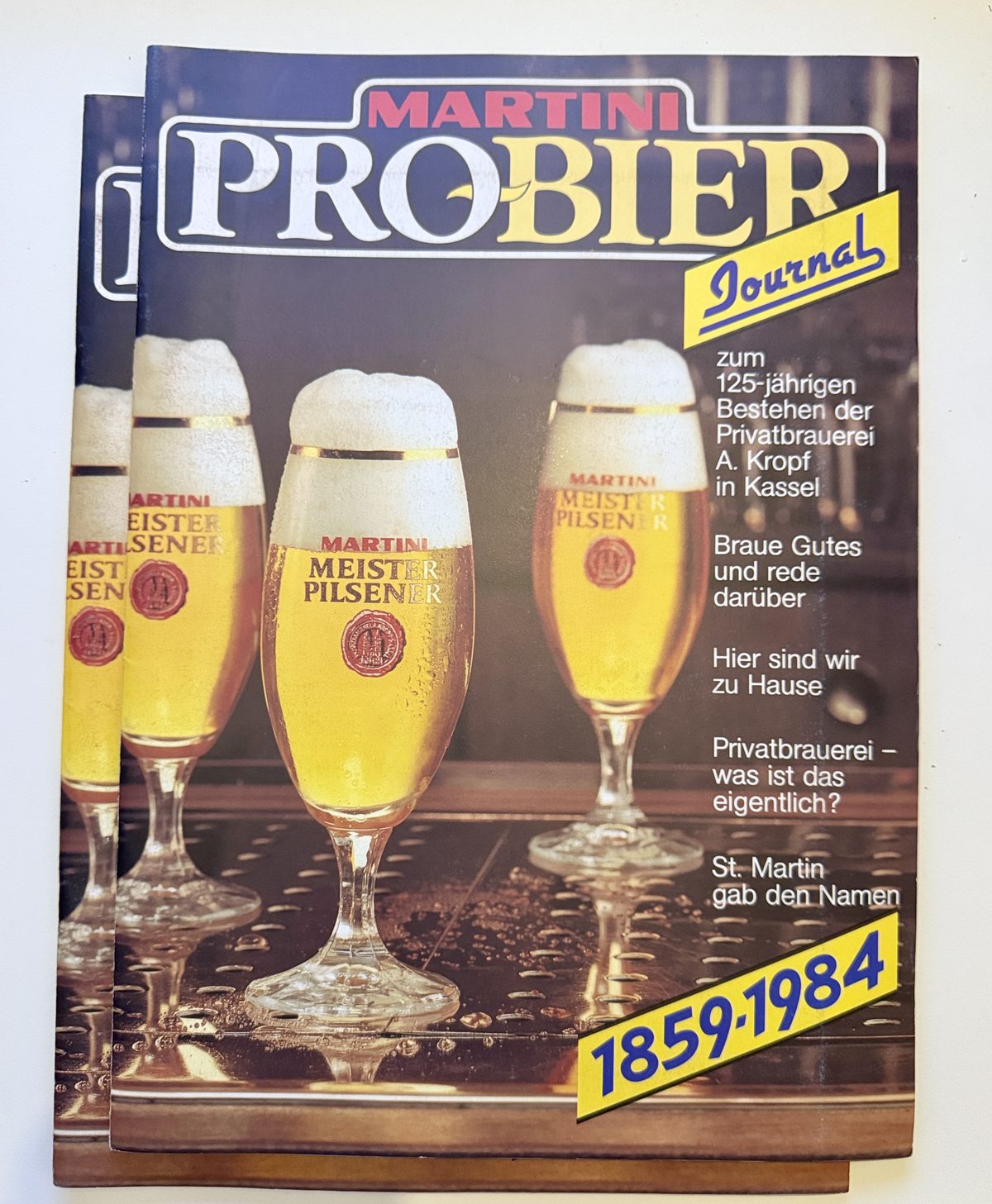 Martini PRO BIER Journal 1859–1984