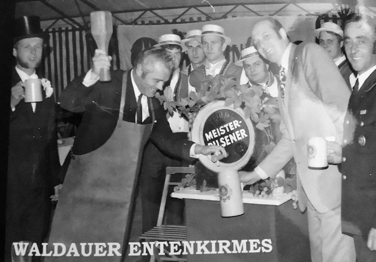 Waldauer Entenkirmes: Anstich Meister-Pilsener