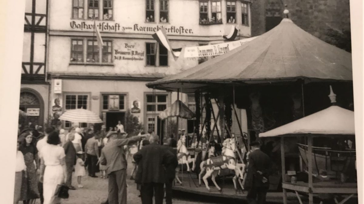 „Gastwirtschaft zum Karmeliterkloster“ – Bier der Brauerei A. Kropf